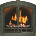 Hot sale 5.0mm Ceramic fireplace door Glass